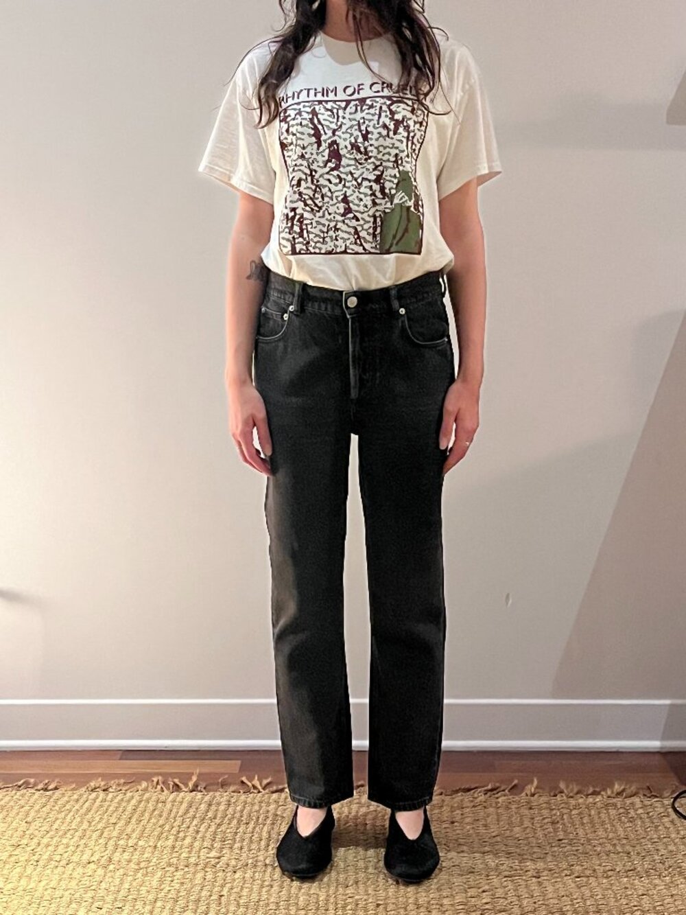 Balenciaga Paris Straight Leg Jeans